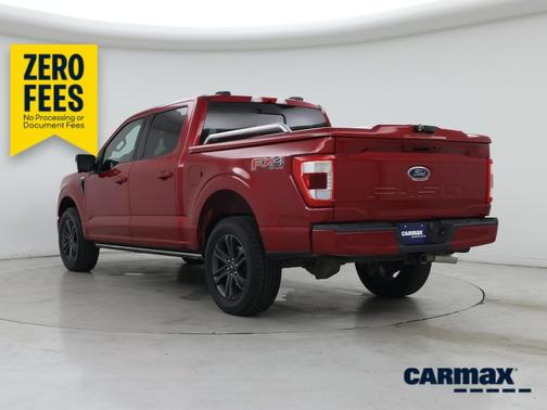 Red 2021 Ford F-150 Lariat