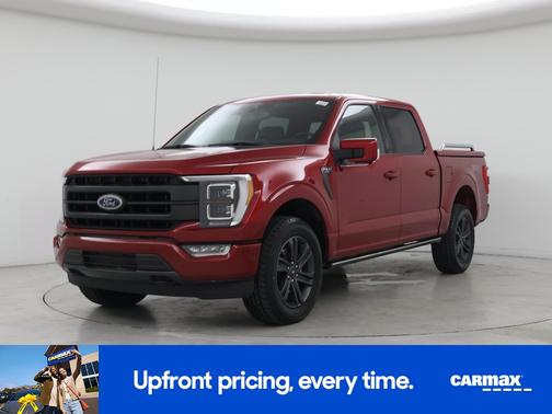 Red 2021 Ford F-150 Lariat