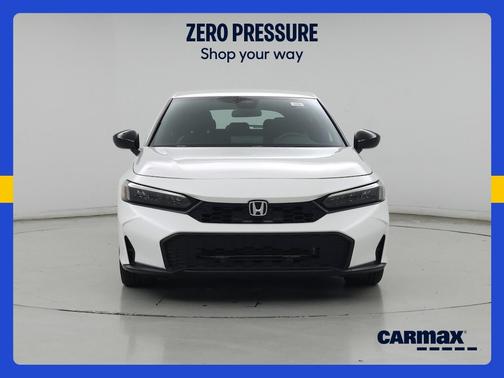 White 2025 Honda Civic Sport