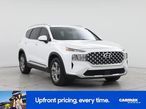 White 2022 Hyundai SANTA FE SEL