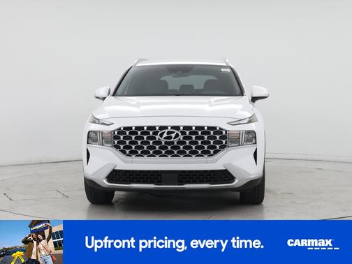 White 2022 Hyundai SANTA FE SEL