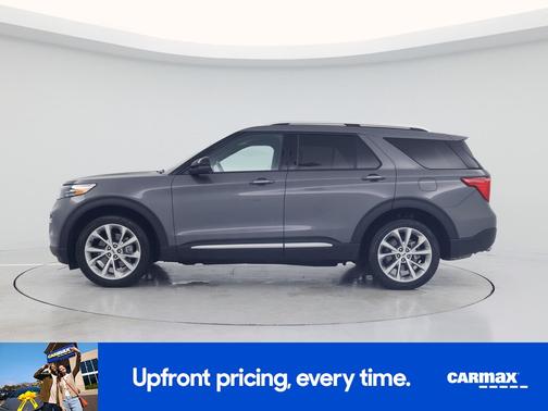 Gray 2022 Ford Explorer Platinum