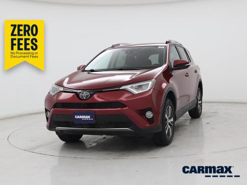 Red 2018 Toyota RAV4 Adventure