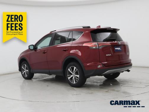 Red 2018 Toyota RAV4 Adventure