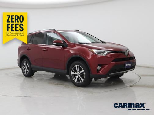 Red 2018 Toyota RAV4 Adventure