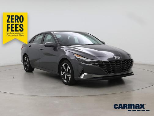Gray 2023 Hyundai ELANTRA HEV Limited