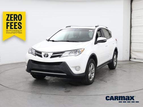 White 2015 Toyota RAV4 XLE