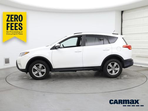 White 2015 Toyota RAV4 XLE