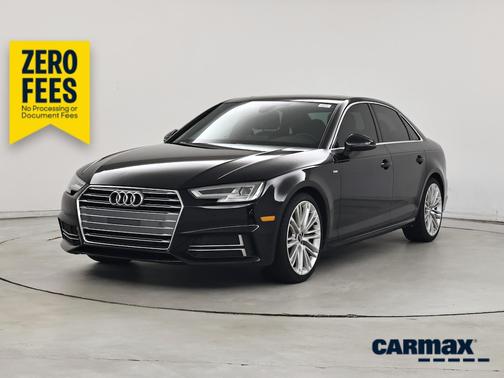 Black 2017 Audi A4 Premium Plus