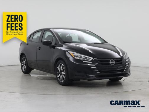 Black 2025 Nissan Versa SV