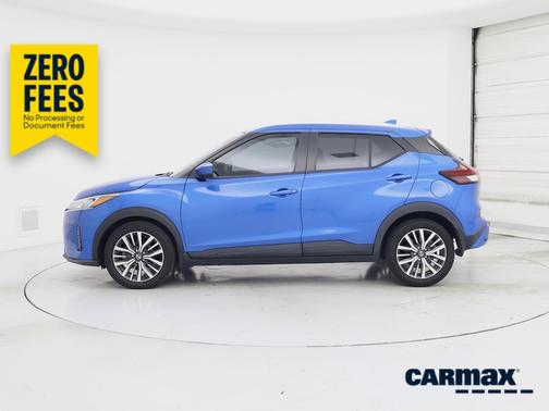 Blue 2021 Nissan Kicks SV