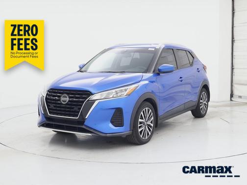 Blue 2021 Nissan Kicks SV