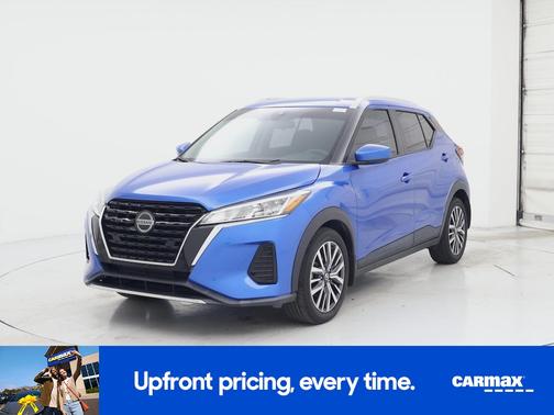 Blue 2021 Nissan Kicks SV