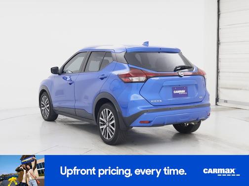 Blue 2021 Nissan Kicks SV