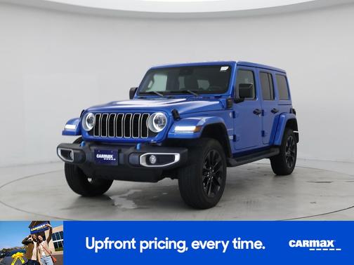 Blue 2024 Jeep Wrangler 4xe Sahara