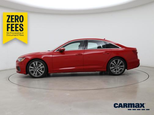 Red 2019 Audi A6 Premium Plus