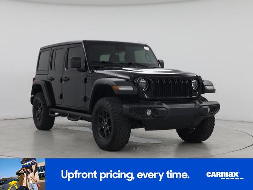 Black 2024 Jeep Wrangler Willy's