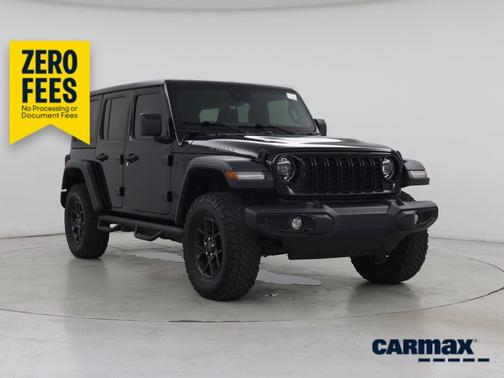 Black 2024 Jeep Wrangler Willy's