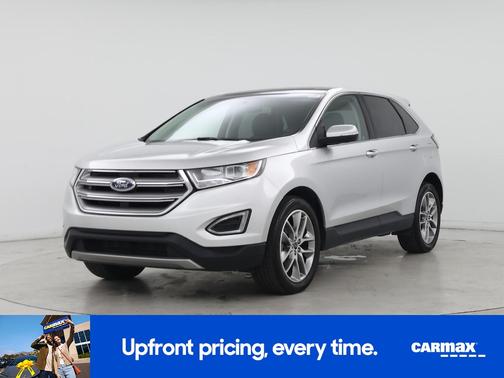 Silver 2018 Ford Edge Titanium