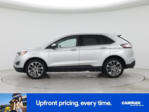 Silver 2018 Ford Edge Titanium