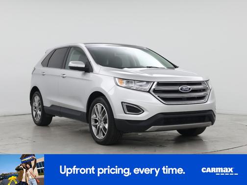 Silver 2018 Ford Edge Titanium
