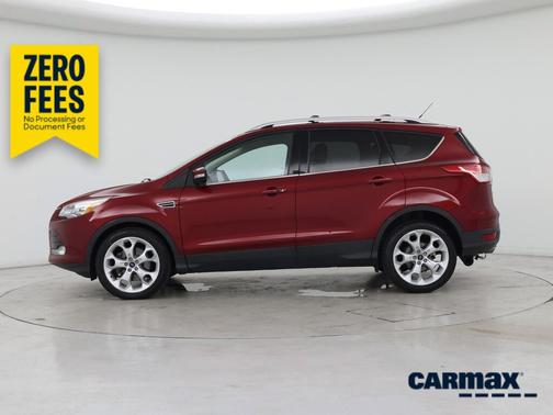 Red 2014 Ford Escape Titanium