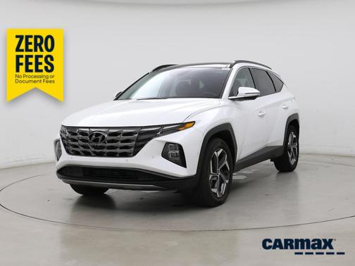 White 2024 Hyundai TUCSON Hybrid Limited
