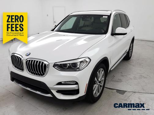 White 2019 BMW X3 sDrive30i