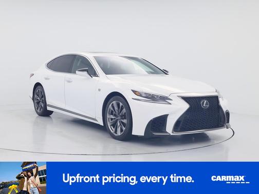 White 2019 Lexus LS 500 F-Sport