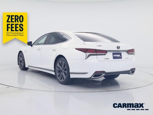 White 2019 Lexus LS 500 F-Sport