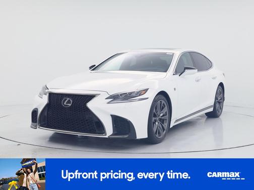 White 2019 Lexus LS 500 F-Sport
