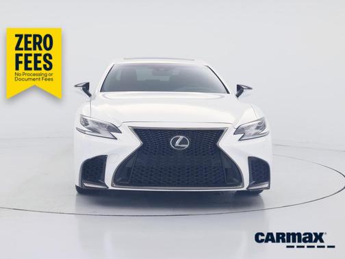 White 2019 Lexus LS 500 F-Sport