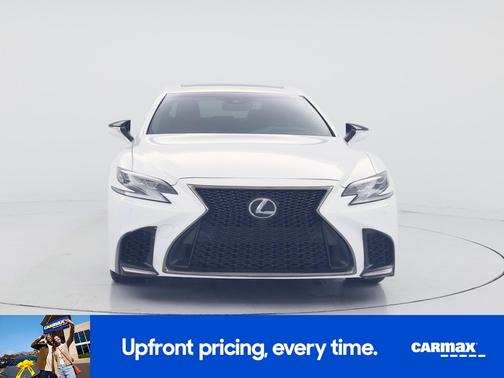 White 2019 Lexus LS 500 F-Sport