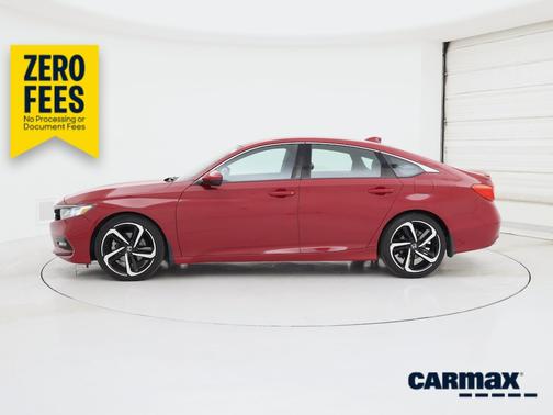 Red 2018 Honda Accord Sport