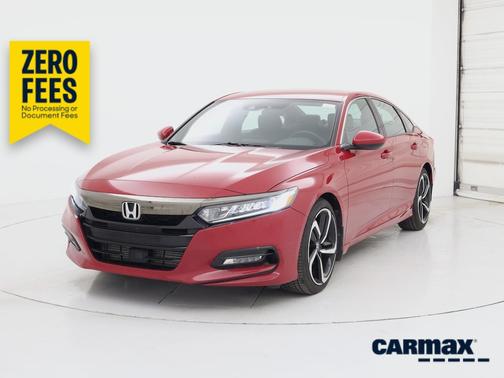 Red 2018 Honda Accord Sport