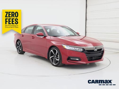 Red 2018 Honda Accord Sport