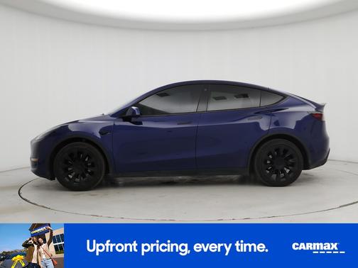 Blue 2021 Tesla Model Y Long Range