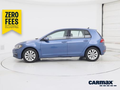 Blue 2021 Volkswagen Golf TSI