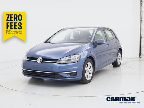Blue 2021 Volkswagen Golf TSI