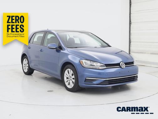 Blue 2021 Volkswagen Golf TSI