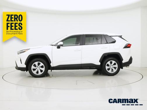 White 2025 Toyota RAV4 LE