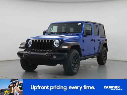 Blue 2021 Jeep Wrangler Unlimited Willys
