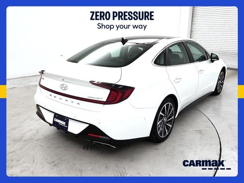 White 2022 Hyundai SONATA Limited