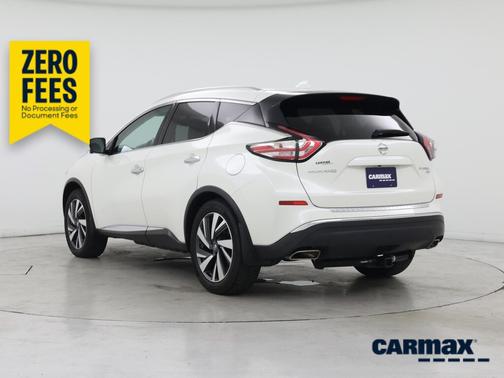 White 2018 Nissan Murano Platinum
