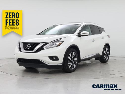 White 2018 Nissan Murano Platinum