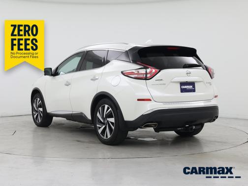 White 2018 Nissan Murano Platinum