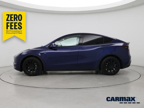 Blue 2021 Tesla Model Y Long Range