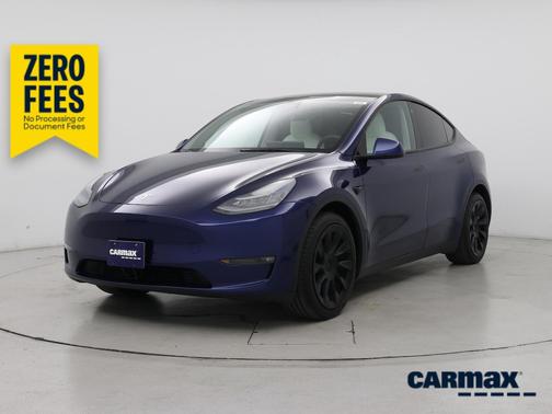 Blue 2021 Tesla Model Y Long Range