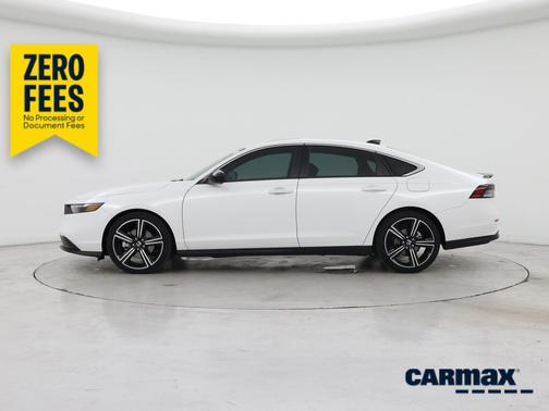 White 2025 Honda Accord Hybrid Sport