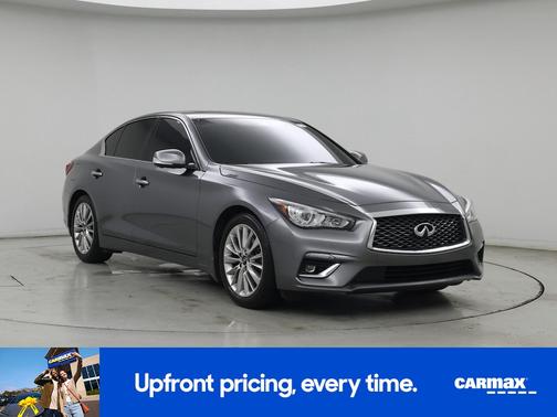 Gray 2021 INFINITI Q50 Luxe